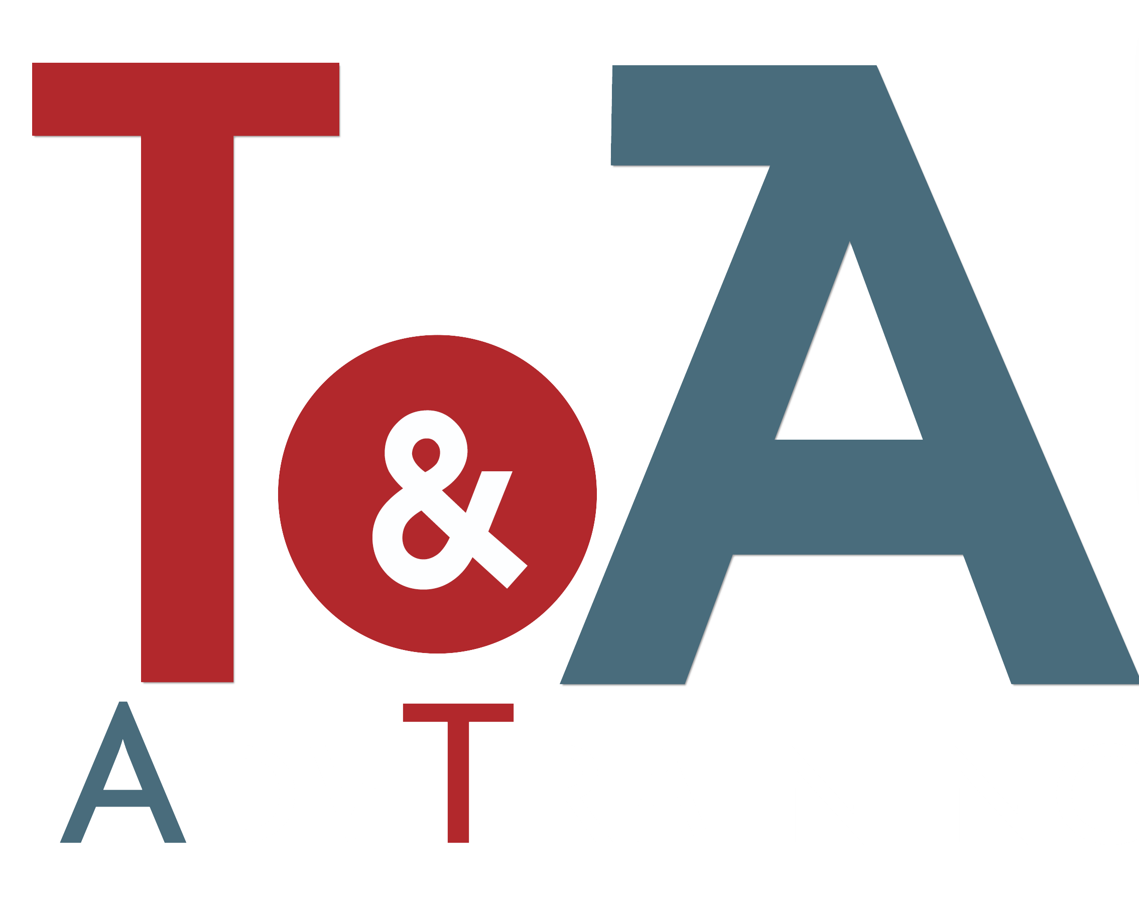 Logo for T & A Training: red T on left, blue A on right, white ampersand in red circle, and 'ADY TRAINING' text beneath.